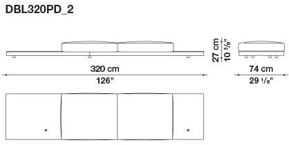 B&B Italia Кожаный диван Dock sun-id-1441060 - Вид №182