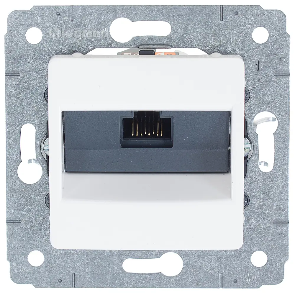 Розетка компьютерная встраиваемая Legrand Cariva RJ45 UTP cat 6 цвет белый 11648566 STLM-2029604