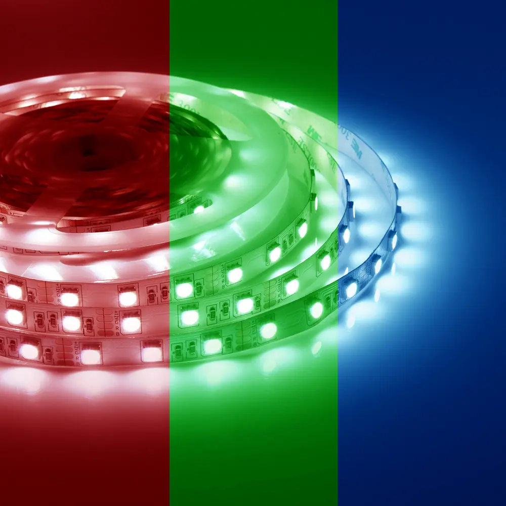 Светодиодная лента SMD 5050 60 диод/14.4 Вт/м 12 В 10 мм IP20 RGB 82602865 STLM-2125986 APEYRON  - Вид №30