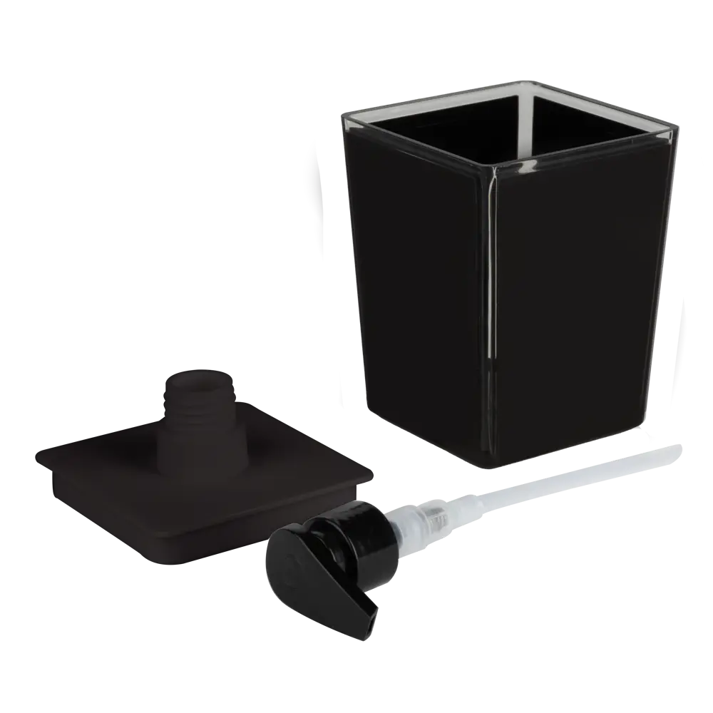 Дозатор для жидкого мыла BEROSSI Spacy в стильном базальтовом исполнении 89377126 STLM-1526643 - Вид №2