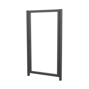 Калитка из профнастила 100x200 см 60 мм правая универсальная RAL 7024 серый