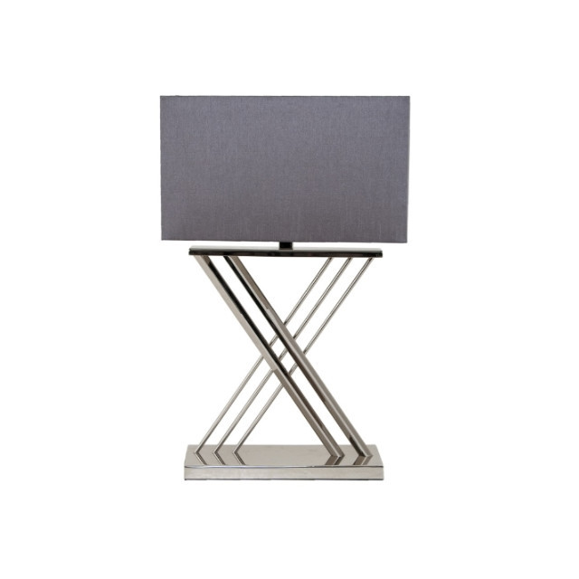 Настольная лампа Roma от RVAstley 5148 RVASTLEY ИНТЕРЬЕРНЫЕ 061691 Серый;хром  - Вид №1