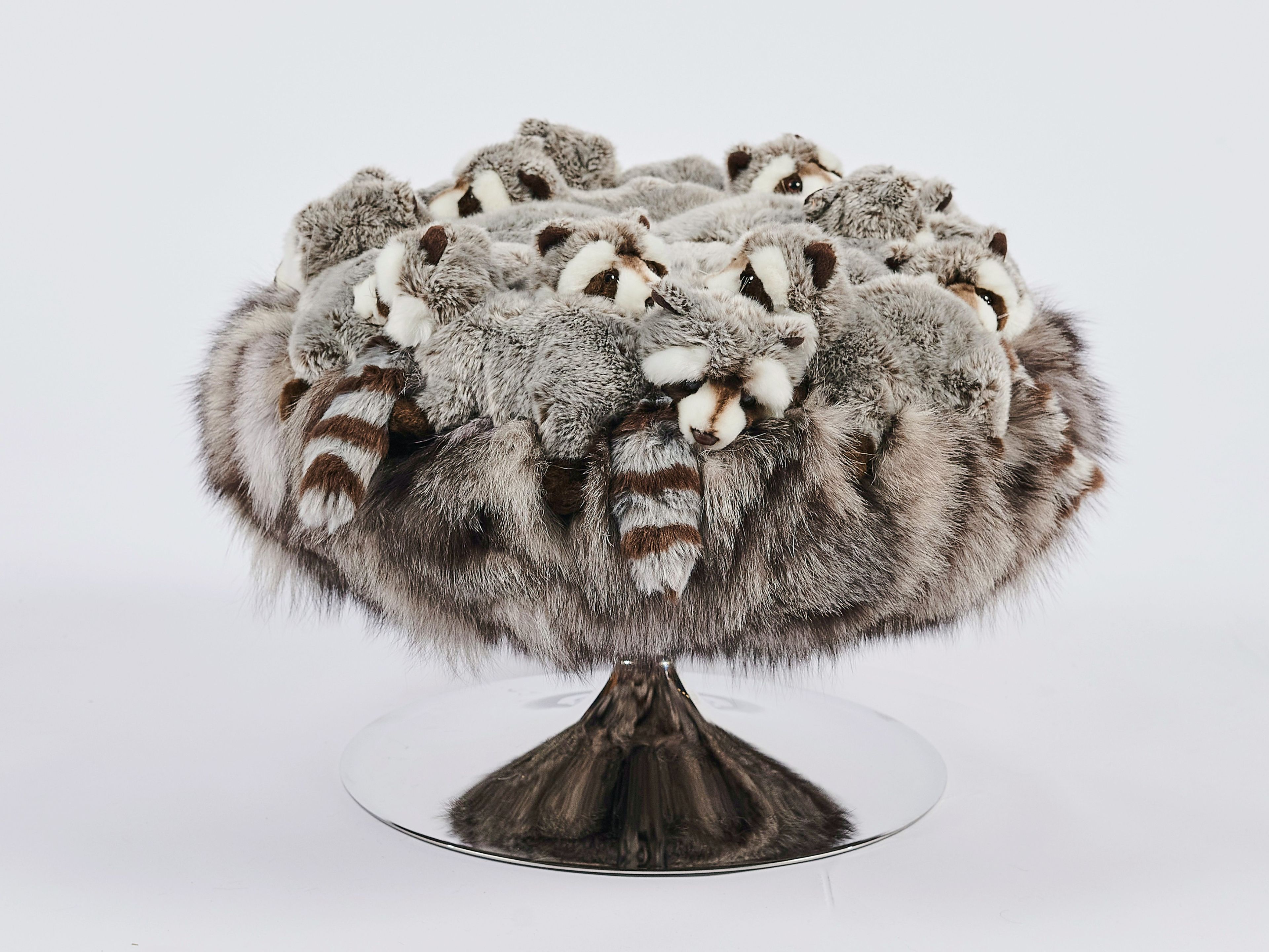 Полиэстер круглый пуф APCOLLECTION Енот ARCH-00071276 - Вид №1