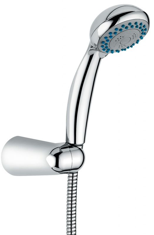 113CR Ручной душ 113: лейка, шланг, крепеж, цвет хром EMMEVI 
