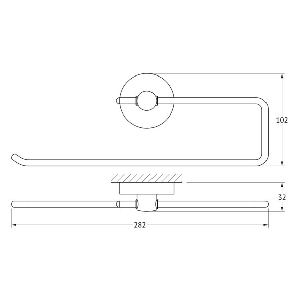 Держатель бумажного полотенца Ellux ELEGANCE ELE 062 sun-id-561143 - Вид №1