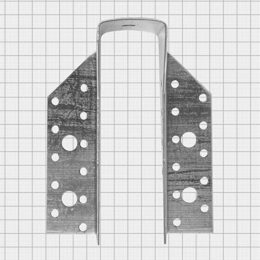 Опора бруса раскрытая OBR R 40x145x1.8 мм 83861168 STLM-2069709 Santreyd  - Вид №3