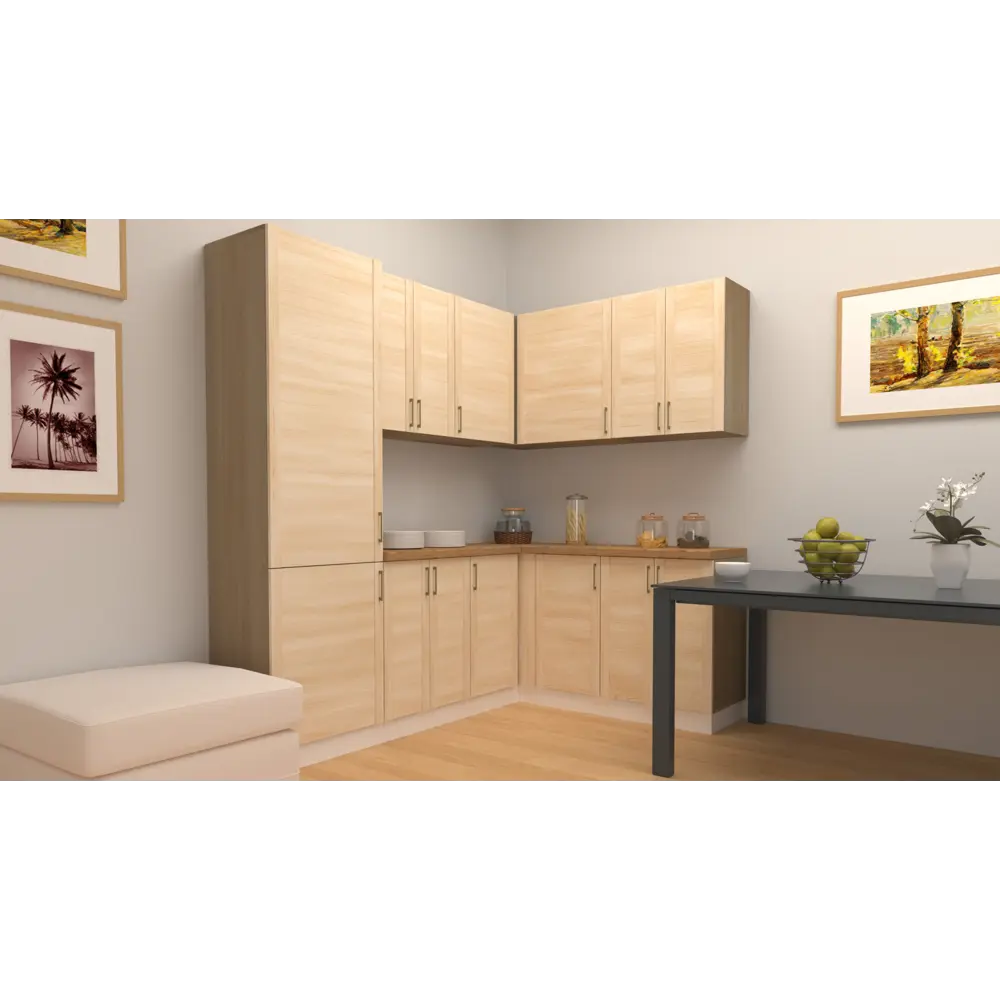 Наборная дверка мебельная Арелан 496x416x18мм хвоя экстра STLM-2195429 - Вид №4