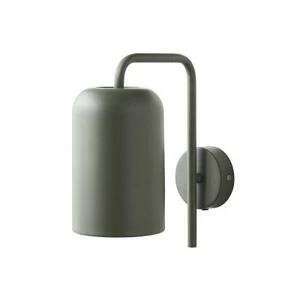 Лампа настенная Chill, 25хD11 см, зеленая матовая с зеленым шнуром