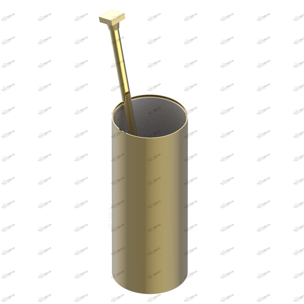 G3V-4700 Стакан напольный и щётка для унитаза Thg-paris Montaigne marbre blanc Vénus Золото G3V-4700 CAT.F