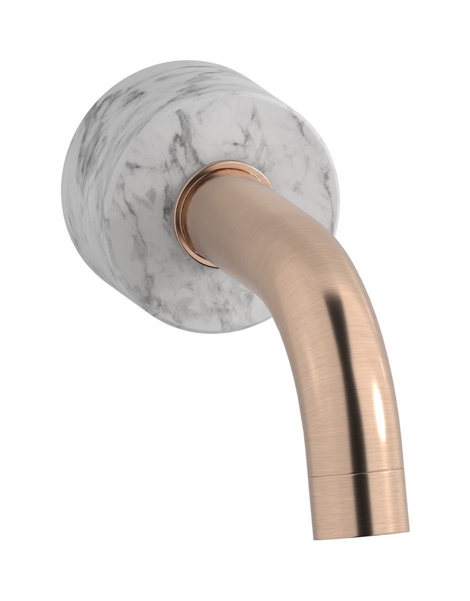 Настенный излив WE ARE IB mr320sr_1 Brushed Rose Gold Marmo