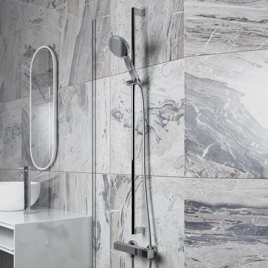 CTCR121L12 Catania комплект для душа со стойкой, 1200 мм, хром Paini - Вид №1