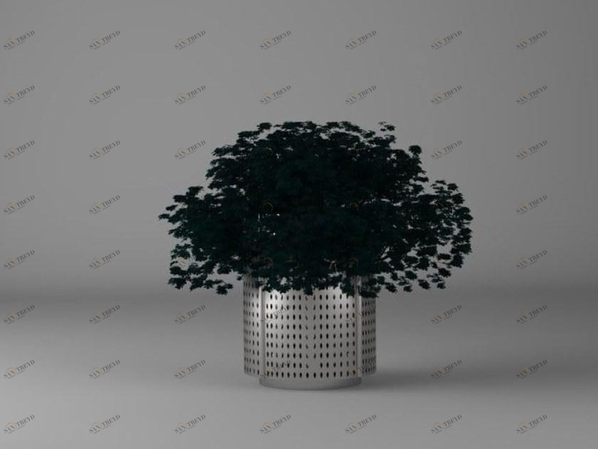 Manufatti Viscio Кашпо для общественных мест из оцинкованного листового металла Green sun-id-1353773