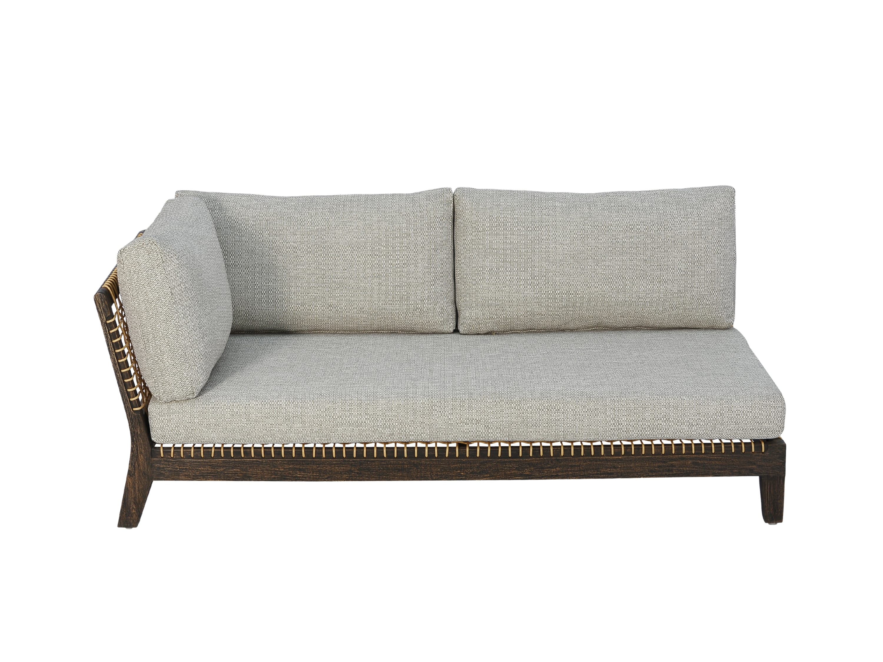 Правый / левый модуль для секционного дивана из тикового дерева cbdesign Венская модульная ARCH-00096006 - Вид №37