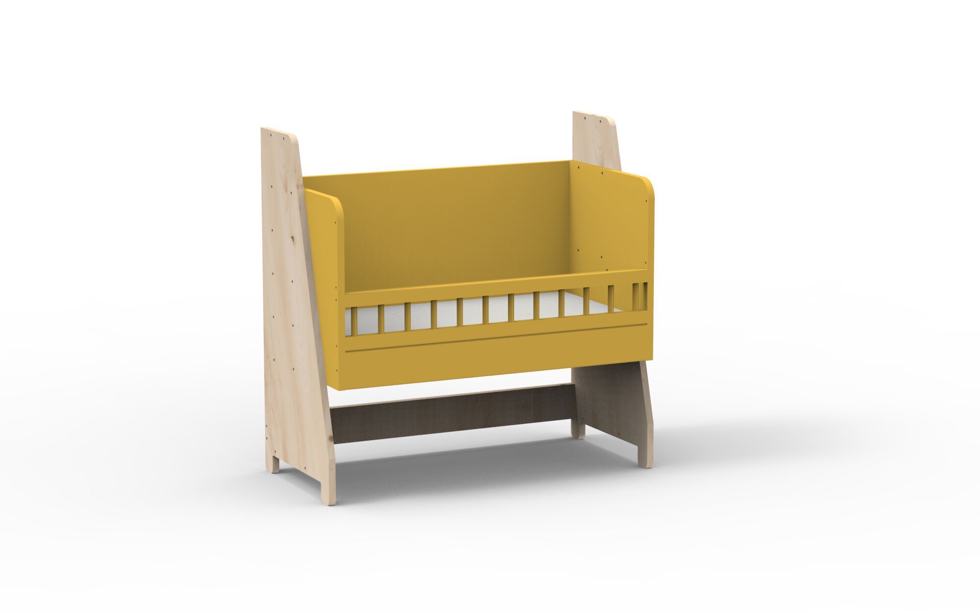 Лакированная деревянная кровать для сна Mathy by Bols ASYMETRY ARCH-00052185 - Вид №50