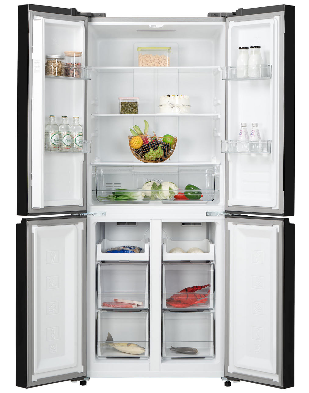 9173433 Холодильник многодверный   Бирюса CD 405 DI серый STDN-0147900 - Вид №2