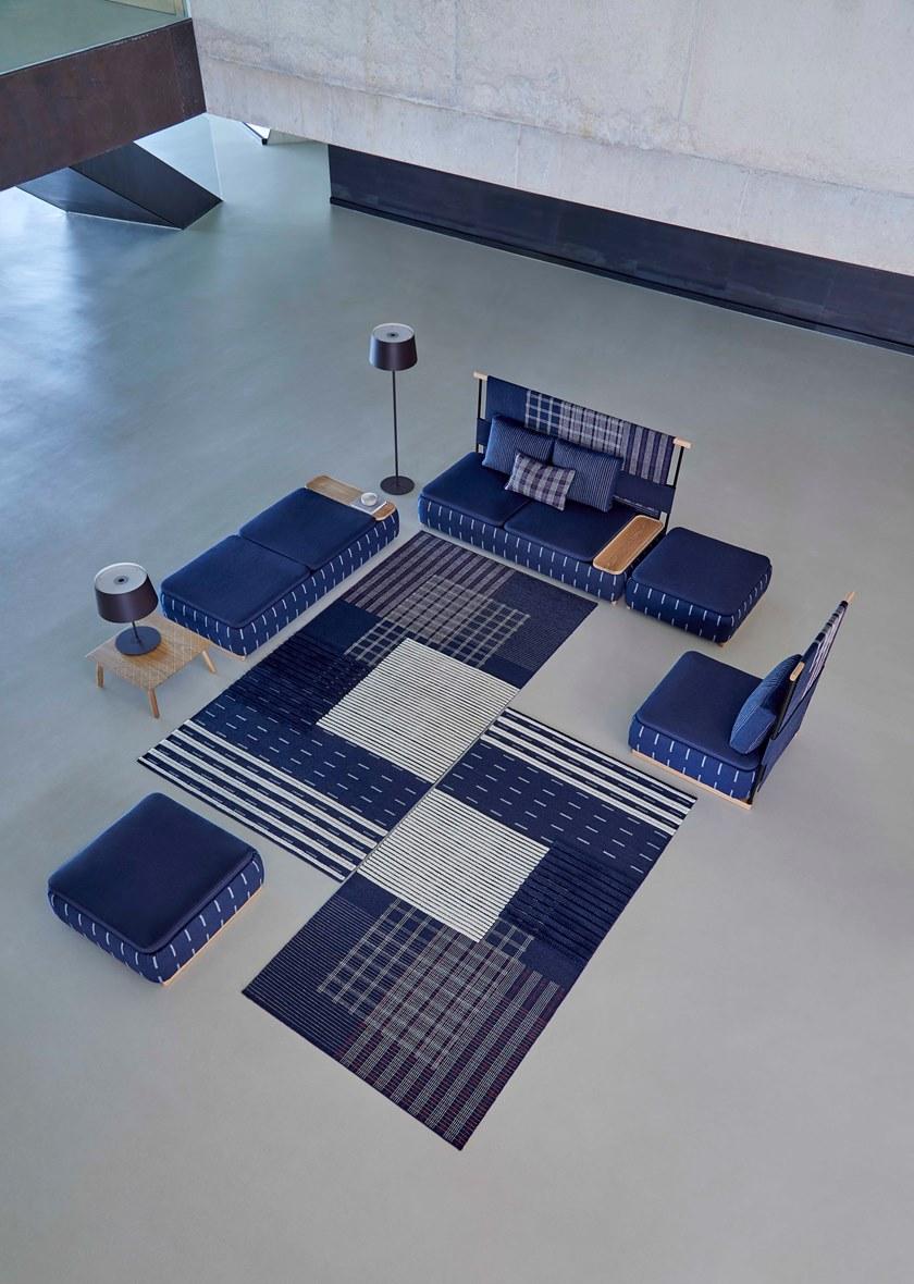 GAN Подушка из шерсти в прямоугольную полоску Lan sun-id-1394749 - Вид №11