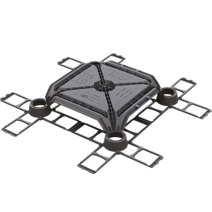 Matrix Модульная опалубка для бетонных фальшполов с системами MEP Geoplast