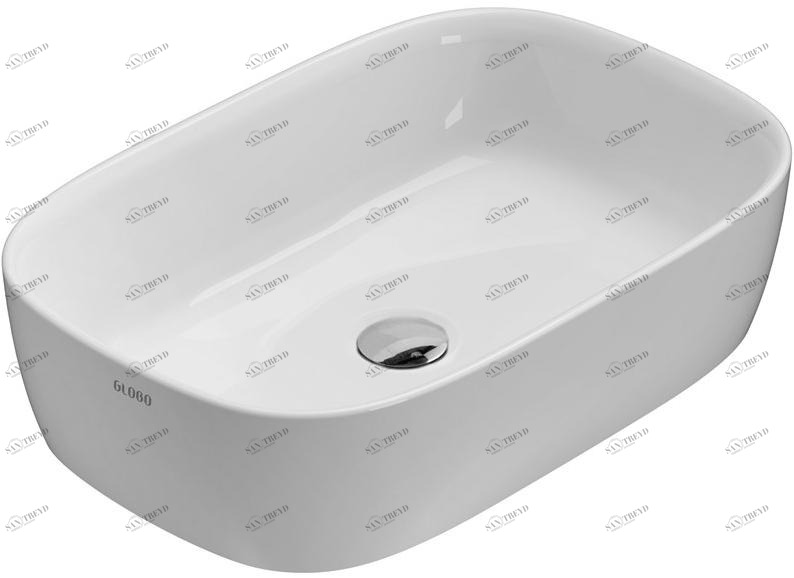 Ge045/044/043 bi Накладная раковина на столешницу  овальная Ceramica Globo Genesis