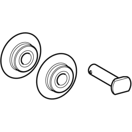 91092 Комплект режущих колес для трубореза Geberit Mapress R Geberit  - Вид №1