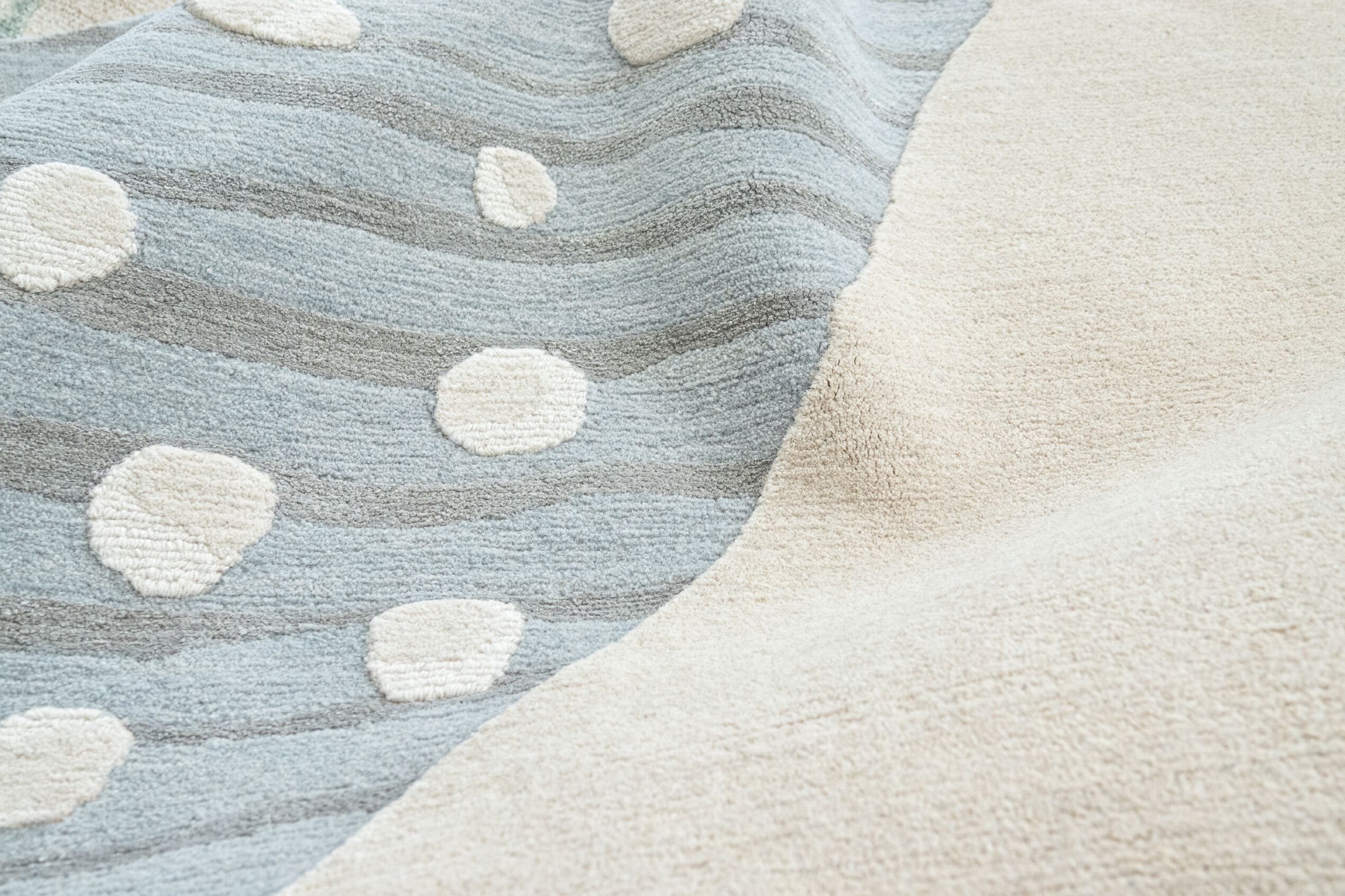 Круглый ковер ручной работы Tapis Rouge абстракция ARCH-00052372 - Вид №10