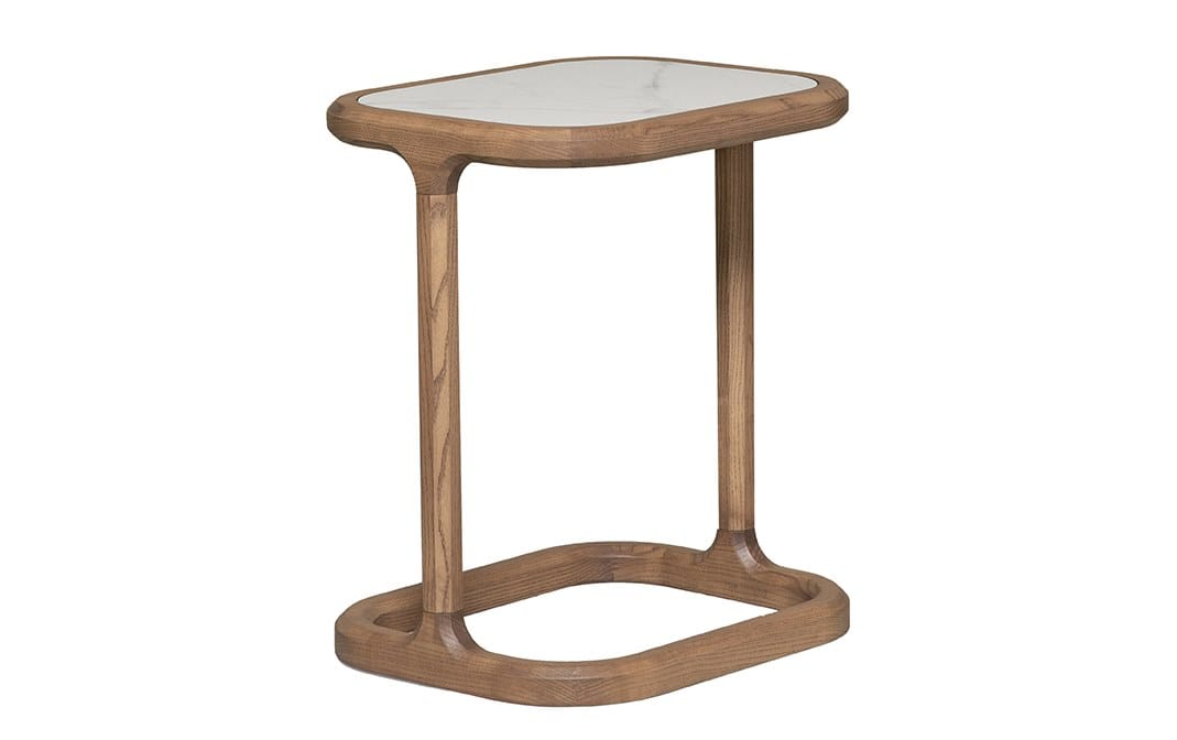 Прямоугольный журнальный столик из ясеня и мраморной столешницы Morelato ARCH-00006513 - Вид №2