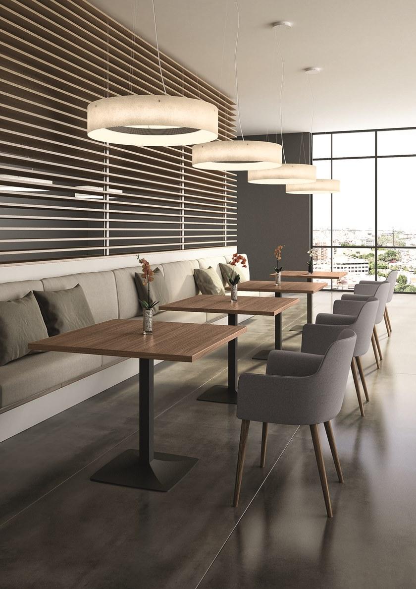 Quadrifoglio Квадратный металлический стол T tables sun-id-1490535 - Вид №1