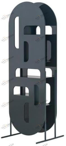 HC28 Cosmo Книжный шкаф из лакированного дерева отдельно стоящий  71c008 