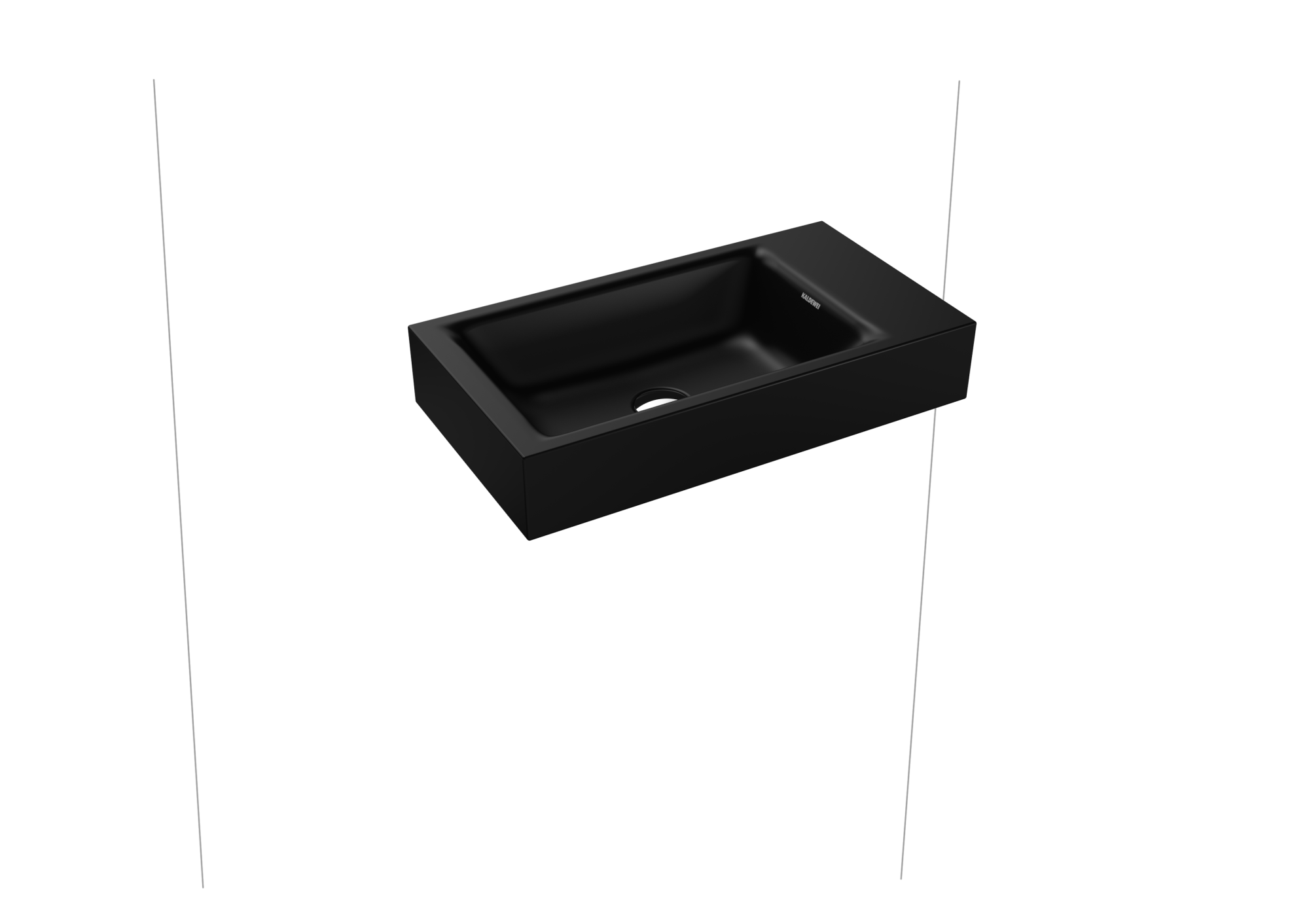 Умывальник KALDEWEI Сталь эмалированная 3162 294 черный матовый 100 31623083294 