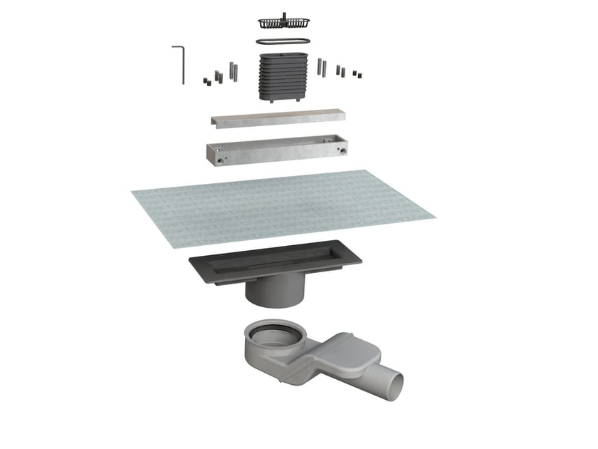 Алюминиевый слив для душа Bonomini Canalissima ARCH-00039037