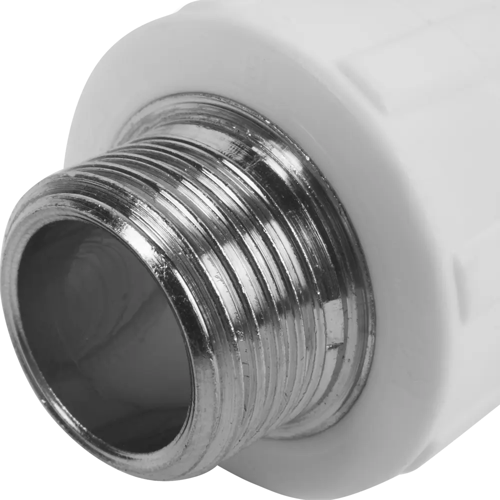 Комбинированная муфта Политэк 1/2"×20 мм для соединения труб 13564518 STLM-0003357 - Вид №1