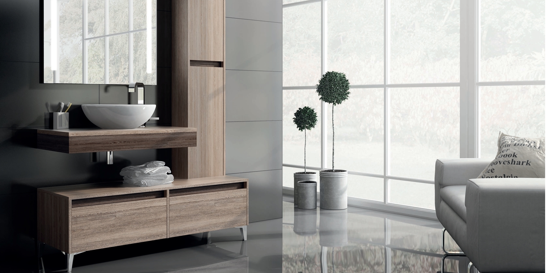 Avila Dos Комплект мебели ELÓRA 08 UNIQUE светлый дуб ELÓRA UNIQUE 260112113 - Вид №1