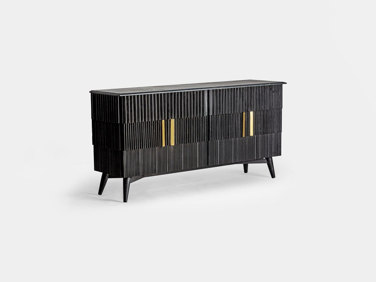 Мебель из дерева манго и мрамора с распашными дверями Vical Home Plissé Wood ARCH-00088337 - Вид №1