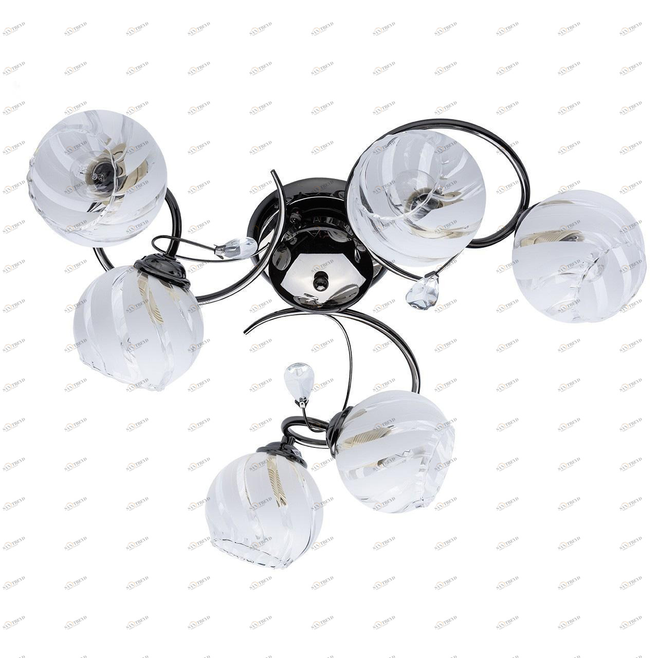 Потолочная люстра De Markt City Грация 32 677010406 DE MARKT ГРАЦИЯ 183040 Белый