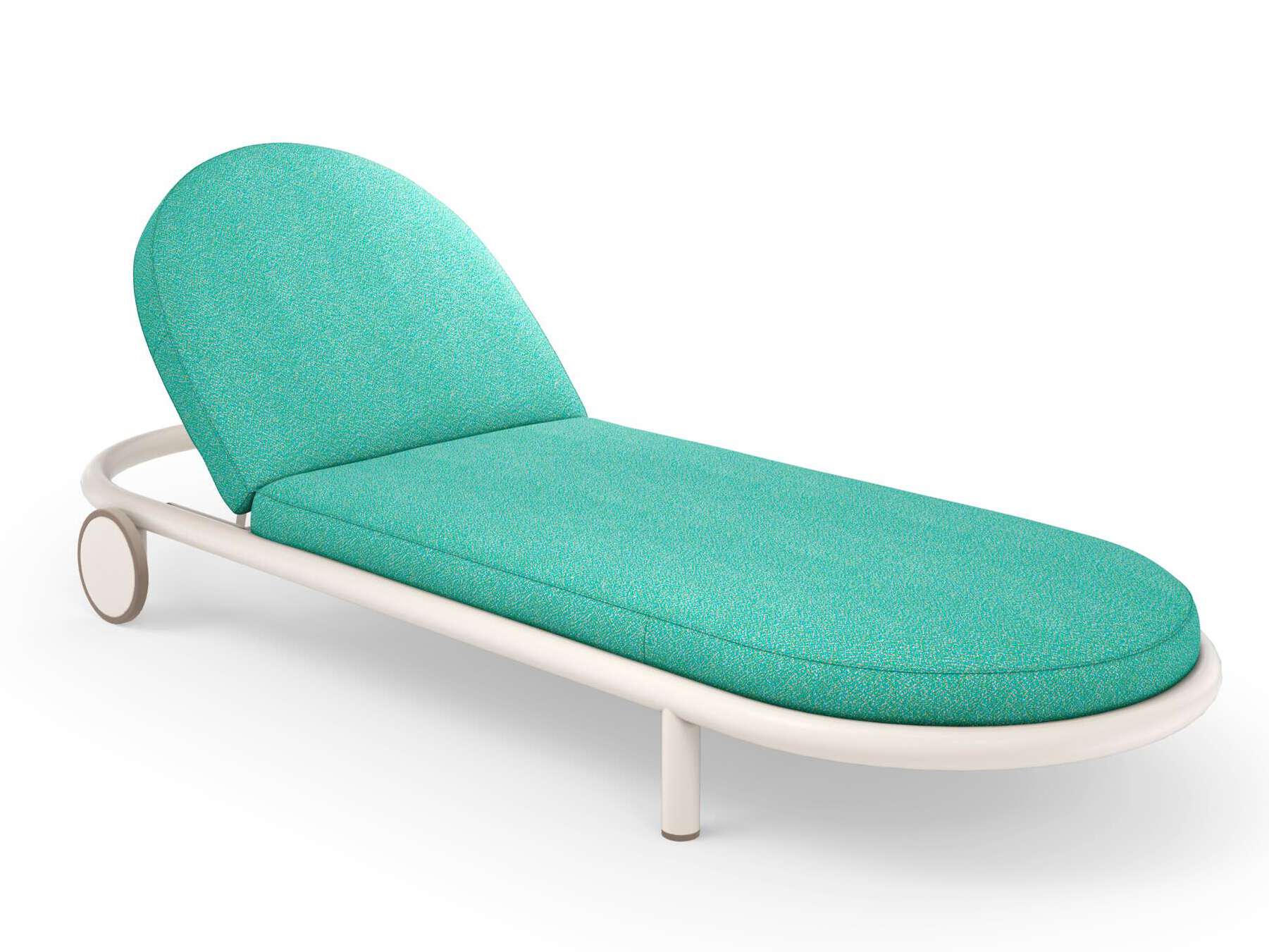 Тканевая Садовая кровать с колесами CASSINA Trampoline ARCH-00012202