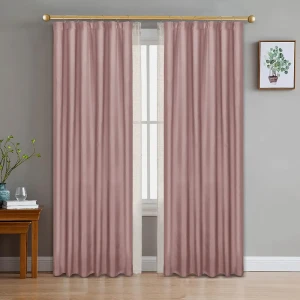 Штора Santreyd Tegal Santal 4 - Розовая гардина на ленте 140x260 см 89337095