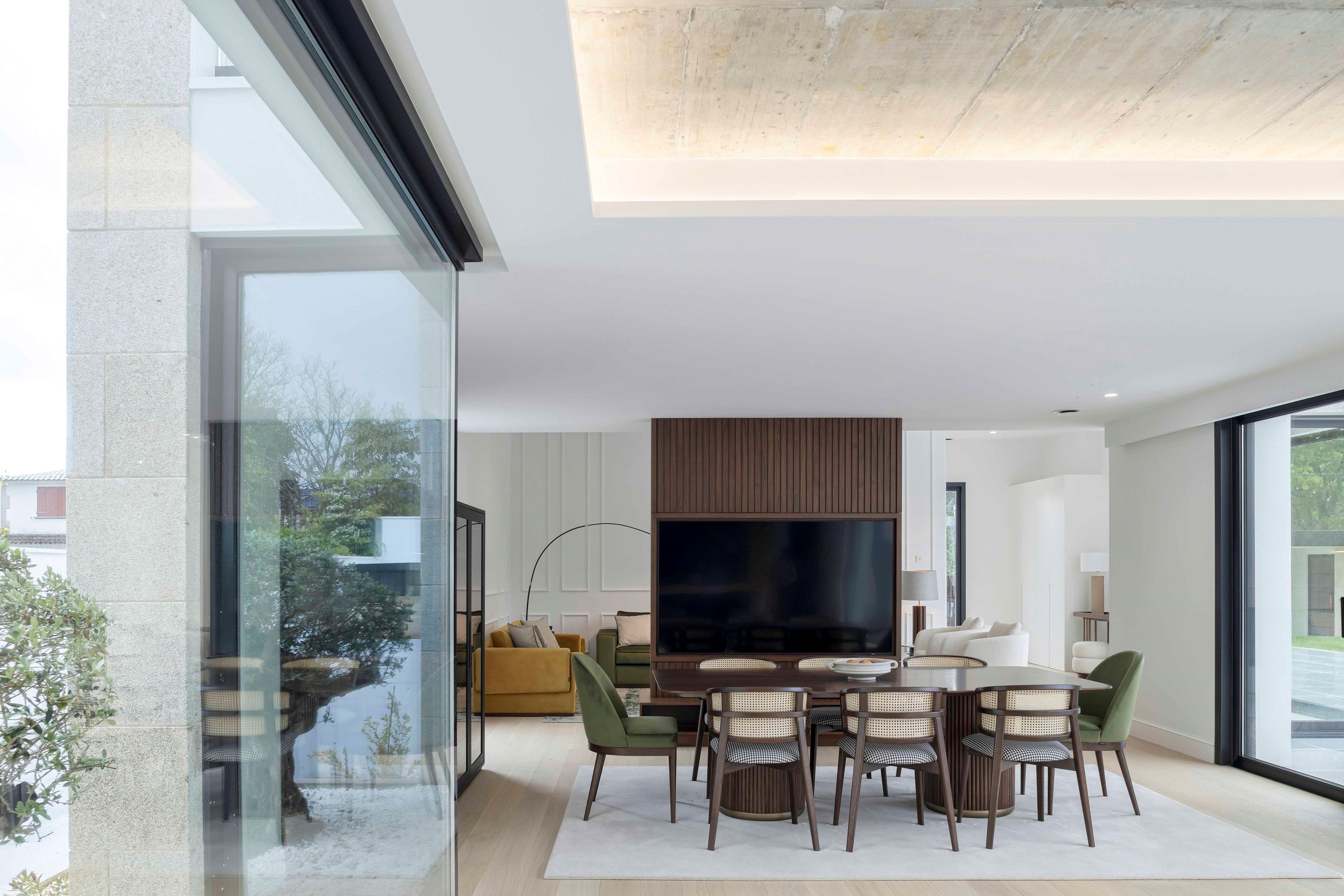 Прямоугольный обеденный стол из латуни и дерева Stylish Club His &amp ARCH-00014525 - Вид №6