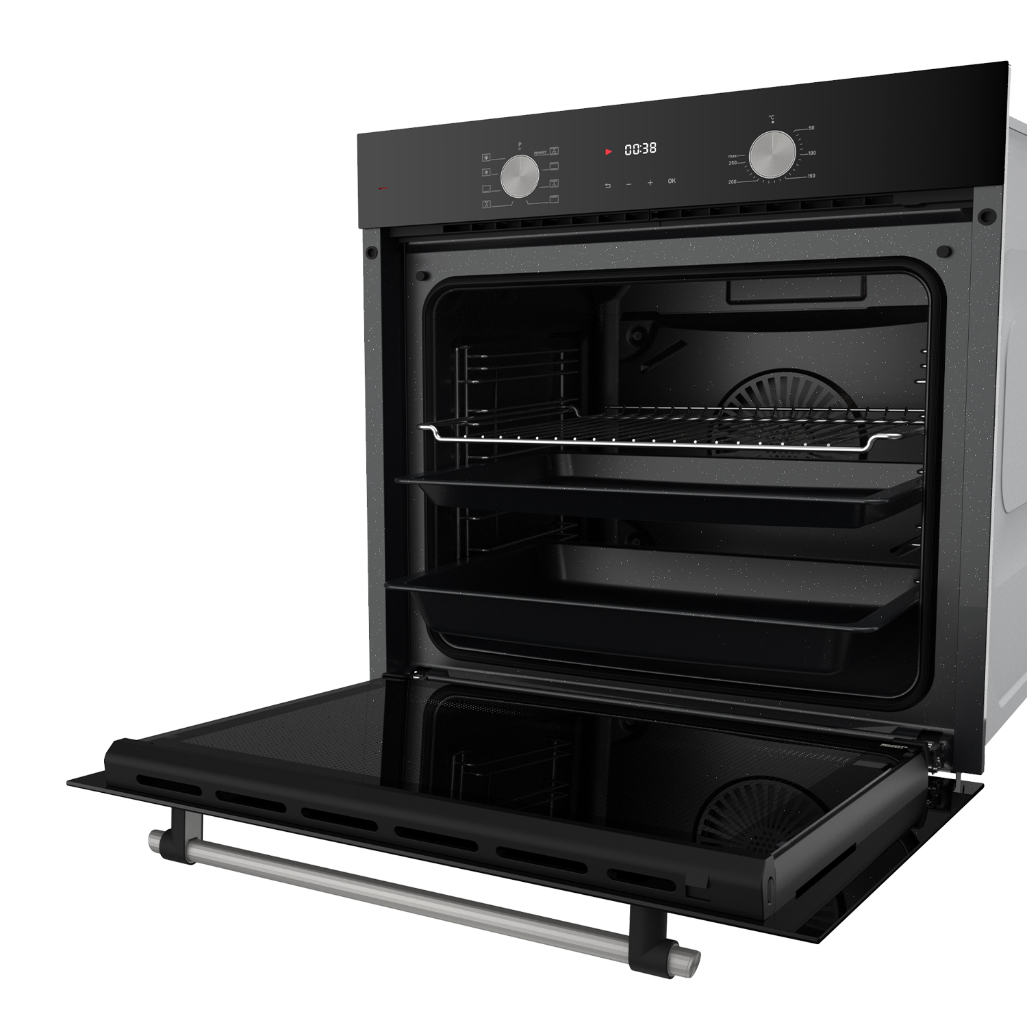 9242205 Электрический духовой шкаф LEX EDP 680 BL MAX черный STDN-0148282 - Вид №2