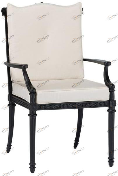 Oxley's Furniture Садовый стул из алюминия с подлокотниками Grande Grac