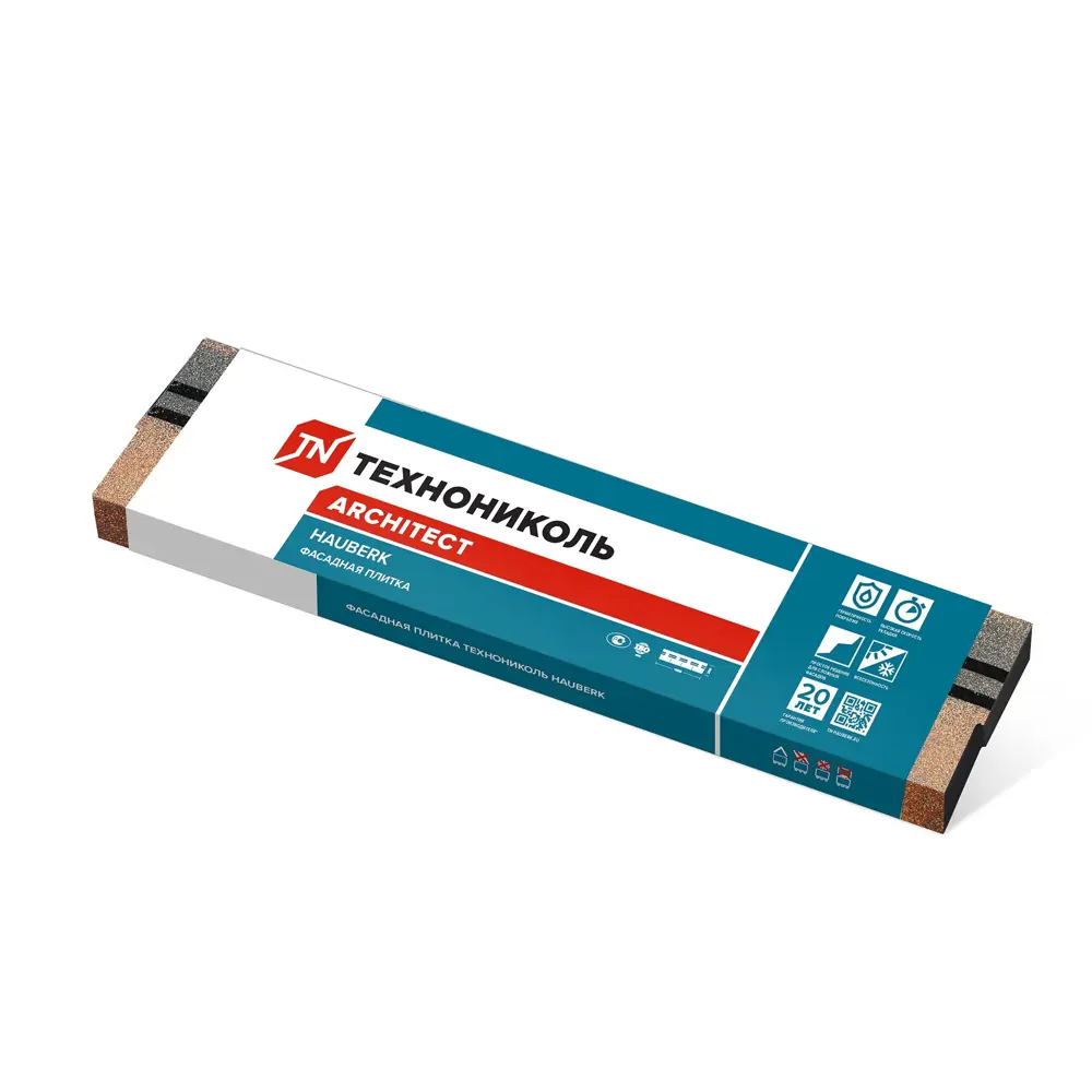 Фасадная плитка Hauberk 2.0 м² красный 82635369 STLM-2132560 ТЕХНОНИКОЛЬ - Вид №3
