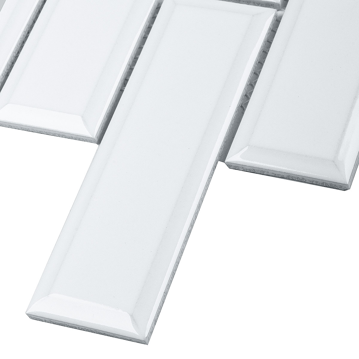 Белоснежная симфония: керамическая мозаика для вдохновенных интерьеров STP-ST80 INCOLOR Brick & Metro - Вид №1