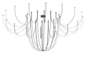 Поликарбонат светодиодный подвесной светильник с диммером