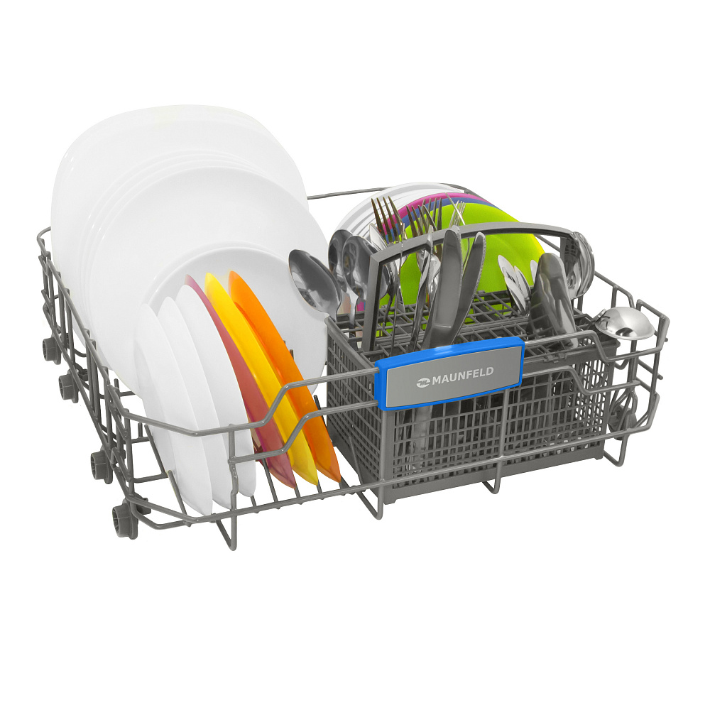 MLP 12S Посудомоечная бытовая машина mlp-12s/ полноразмерная, • тип установки: полновстраиваемая 60см • количество комплектов: 12 • управление: электронное с led индикацией • количество программ: 5 (интенсивная, эко, 90 минут, быстрая, половинная загрузка Santreyd  - Вид №6