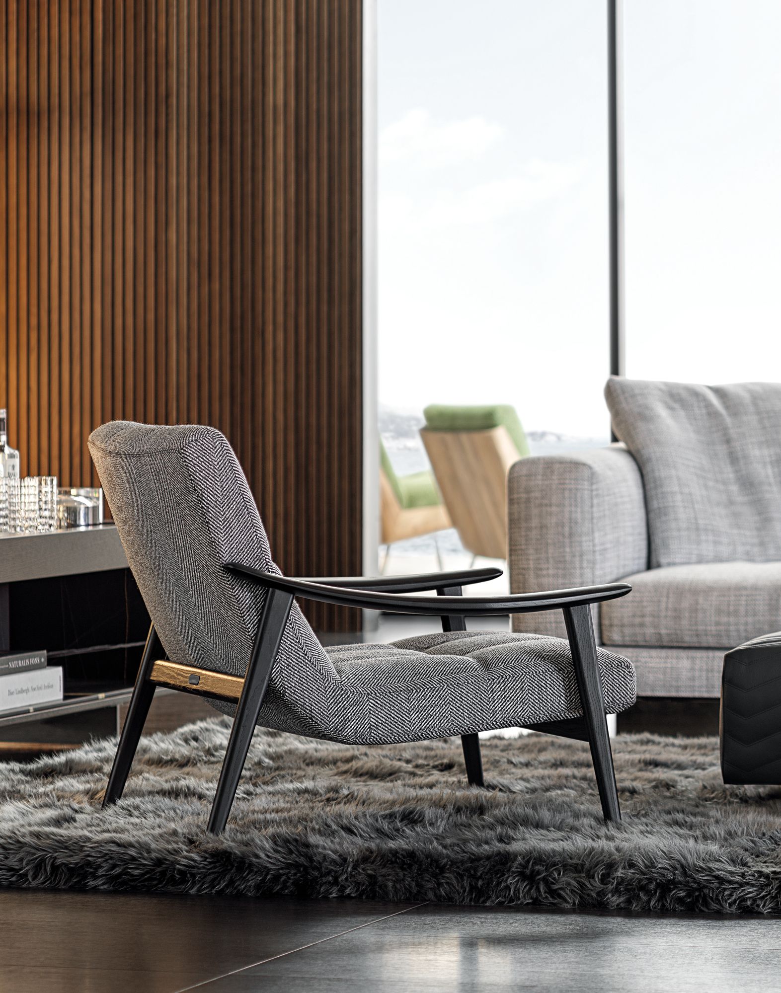 Кресло с подлокотниками Minotti Fynn ARCH-00124673 - Вид №2
