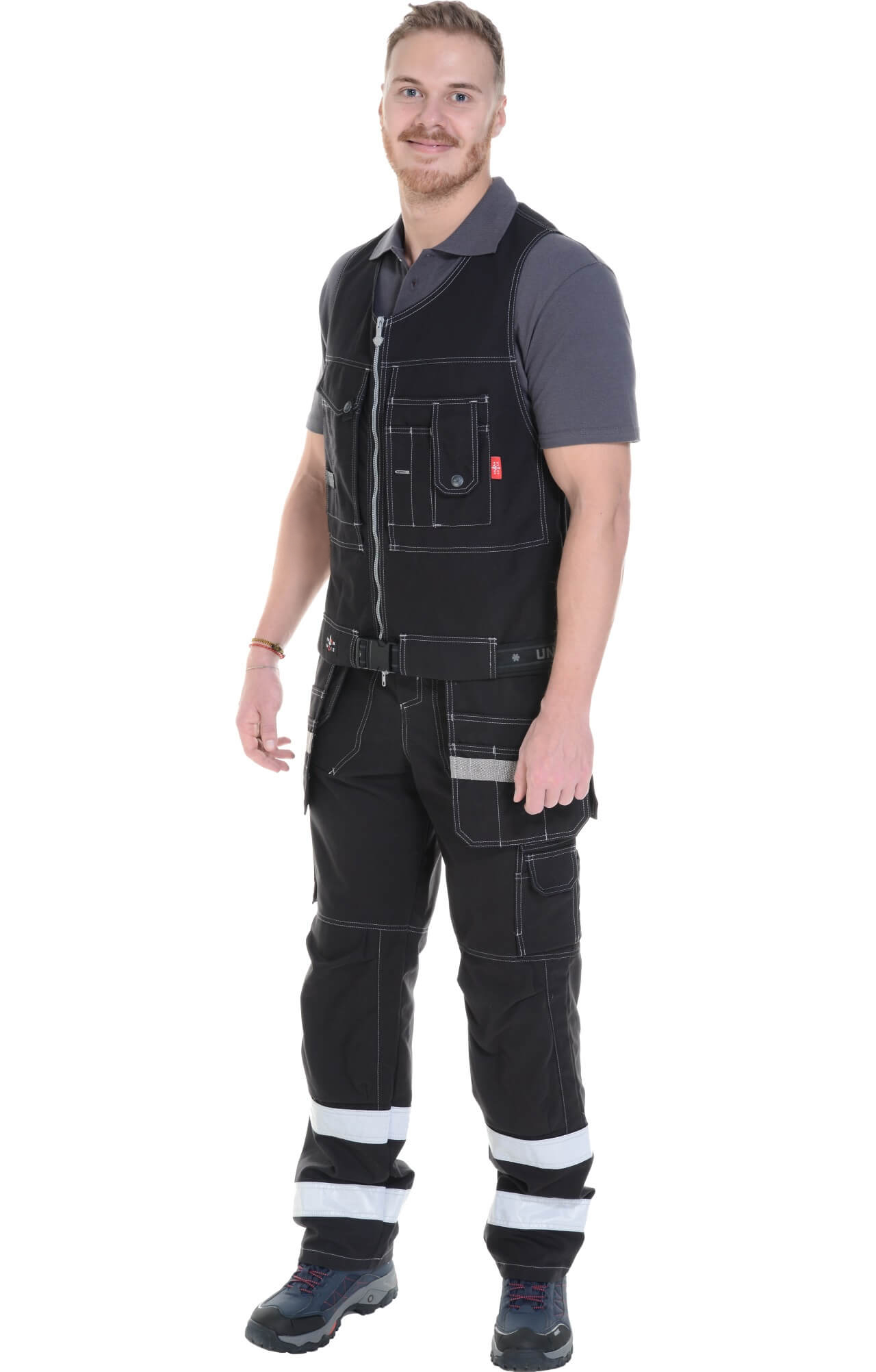 62598 Жилет  черный Union Space  Летняя спецодежда  размер 48-50  - Вид №9