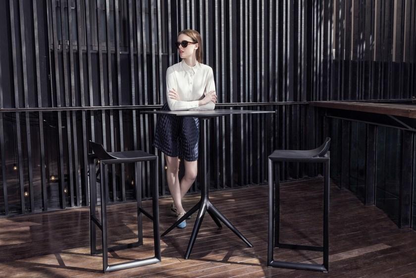 VONDOM Высокий садовый табурет из полипропилена Wall street sun-id-1452397 - Вид №3