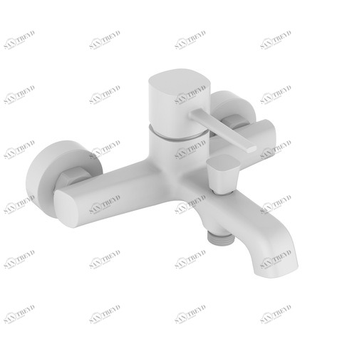 Orange Karl M05-100w смеситель для ванны, белый Хром sun-id-1517103