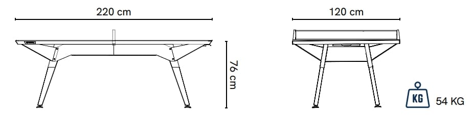 Прямоугольный стол для пинг-понга Cornilleau Origin ARCH-00040806 - Вид №5