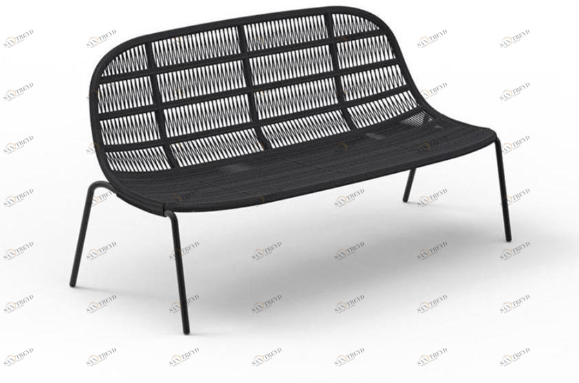 santreyd.com 2-местный садовый диван из веревки со встроенной подушкой sun-id-1433459