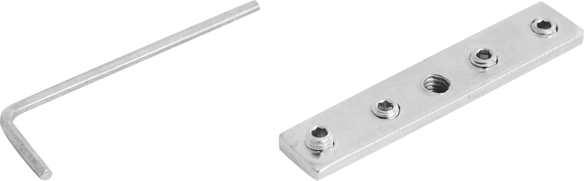 Соединитель для профиля INSPIRE STLM-0066755 - стальной крепёж матовый хром 86198786  - Вид №3