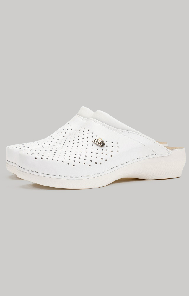 62030 Сабо "Leon LIGHT" женские белые LEON  Сабо и сланцы размер 37  - Вид №7